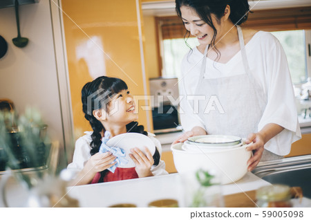 Parent and child girl help Parent and child girl help 59005098