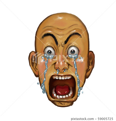 Thick coating, surprise, open mouth, bald, real, hand drawn, Thick coating, surprise, open mouth, bald, real, hand drawn, 59005725