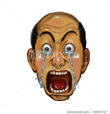 Thick coating, surprise, open mouth, bald, real, hand drawn, Thick coating, surprise, open mouth, bald, real, hand drawn, 59005727