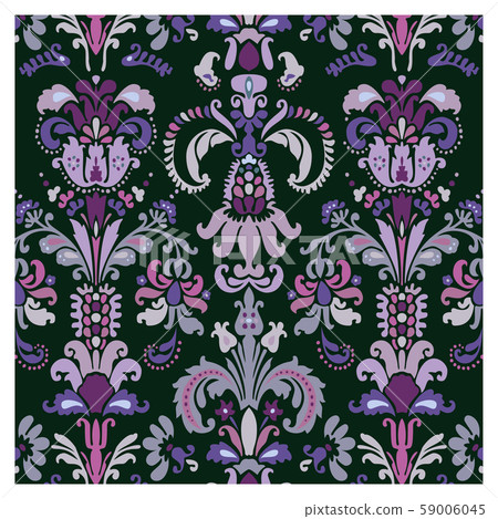 Background of baroque patterns on a 59006045