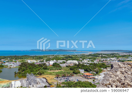 View of Kinmu Bay from Katsuren Castle 59006947