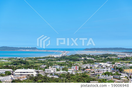 View of Kinmu Bay from Katsuren Castle 59006948