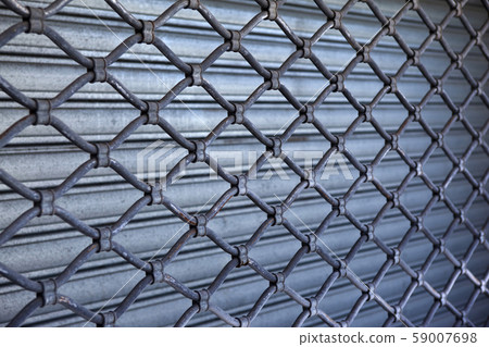 Close up of an iron curtain 59007698