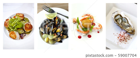 Sea food dishes Sea food dishes 59007704