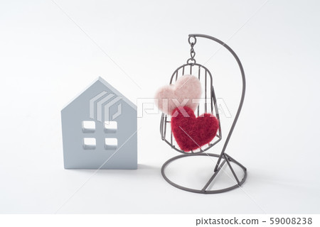 Image of couple longing for detached house Image of couple longing for detached house 59008238