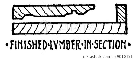 Finished Lumber in Section Material Symbol relate 59010151