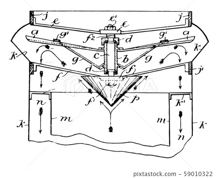 Spark Arrestor vintage illustration. Spark Arrestor vintage illustration. 59010322