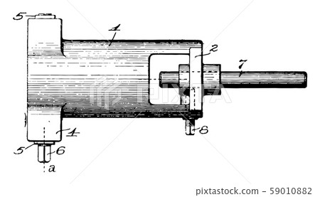 Appliance Lathe vintage illustration. Appliance Lathe vintage illustration. 59010882