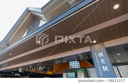 俯瞰日本鎌倉市容的鎌倉站 59011317