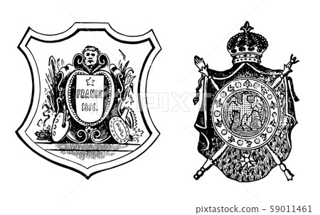 Coat of Arms or the French Republic and Imperial Coat of Arms or the French Republic and Imperial 59011461