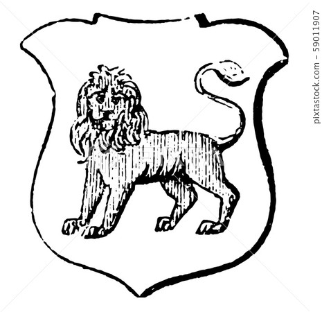 Lion Statant Gardant is an animal standing still 59011907
