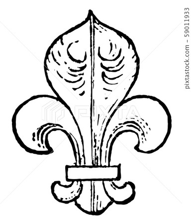 Fleur-de-Lis are used as a charge in heraldry, Fleur-de-Lis are used as a charge in heraldry, 59011933