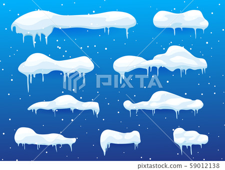 Snow elements vector illustration  59012138