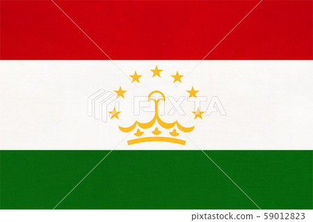 Tajikistan national fabric flag textile 59012823