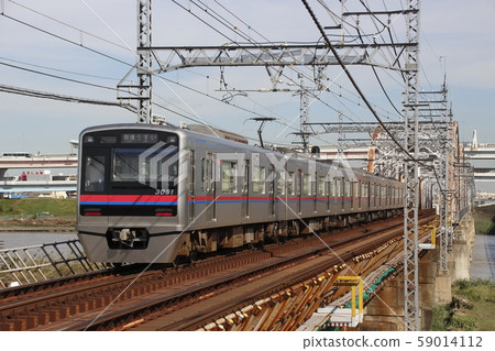 [KS] Keisei Main Line 3000 type (each stop: 6-car train) 59014112