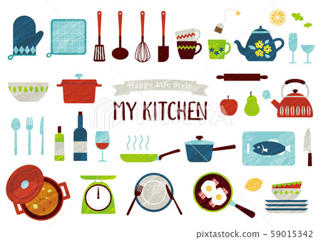 廚房工具插圖集 59015342
