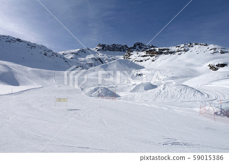 St. Moritz Corvatsch, winter ski resort in Switzerland 59015386