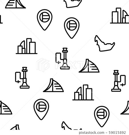 Dubai Vector Seamless Pattern Dubai Vector Seamless Pattern 59015892