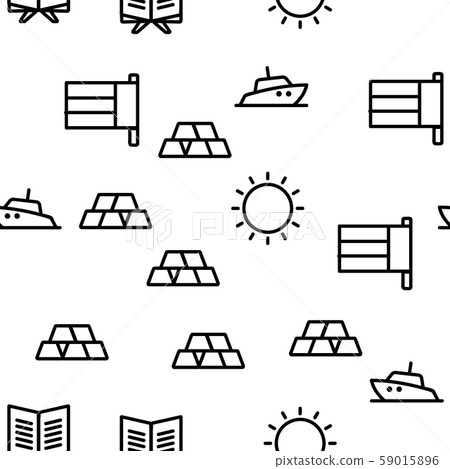 Dubai Vector Seamless Pattern 59015896