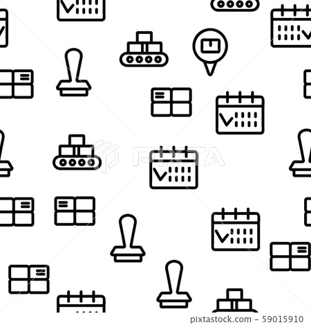 Post Company Vector Seamless Pattern Post Company Vector Seamless Pattern 59015910