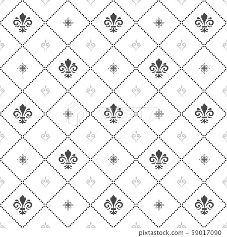 Seamless Pattern With Royal Lily 59017090