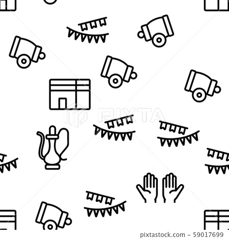 Ramadan Islam Vector Seamless Pattern 59017699
