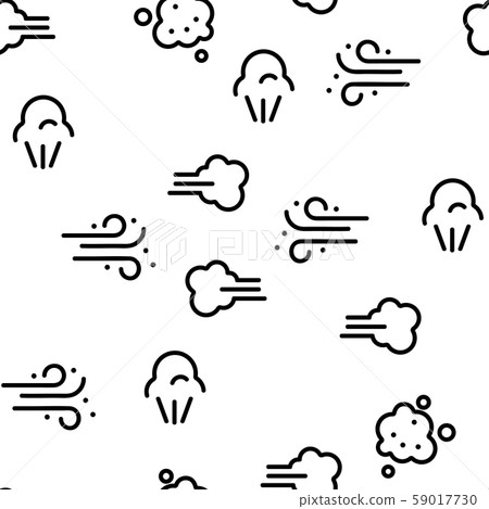Smell Cloud Vector Seamless Pattern Smell Cloud Vector Seamless Pattern 59017730
