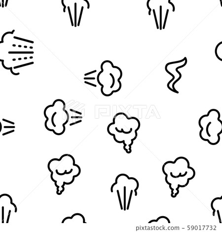 Smell Cloud Vector Seamless Pattern Smell Cloud Vector Seamless Pattern 59017732