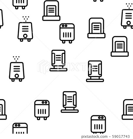 Air Purifier Devices Vector Seamless Pattern Air Purifier Devices Vector Seamless Pattern 59017743