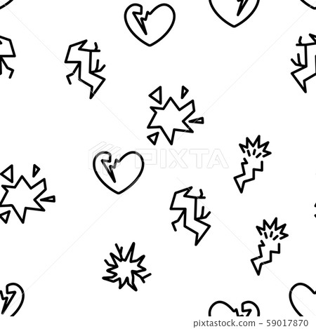 Crack Things Vector Seamless Pattern Crack Things Vector Seamless Pattern 59017870