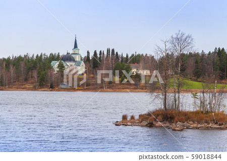 Landscape with Church in Ruokolahti Landscape with Church in Ruokolahti 59018844