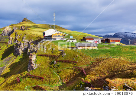 Mannlichen cable car station, Switzerland Mannlichen cable car station, Switzerland 59018876