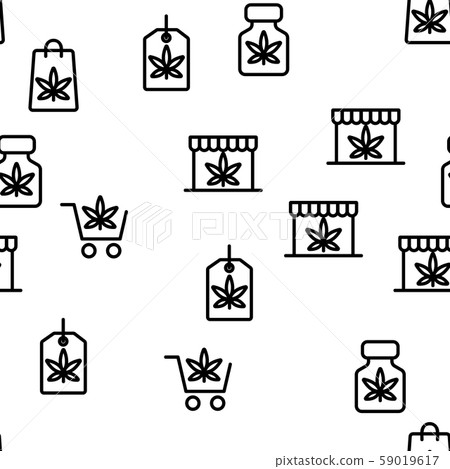 Rasta Shop Vector Seamless Pattern Rasta Shop Vector Seamless Pattern 59019617