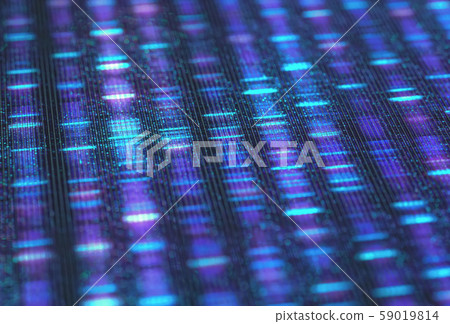 DNA Sequencing Sanger Digital Background Binary DNA Sequencing Sanger Digital Background Binary 59019814