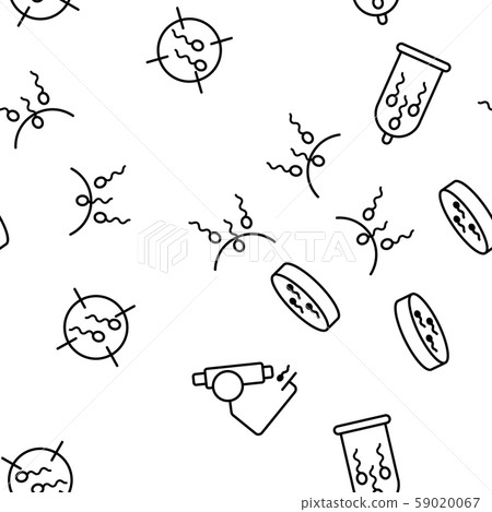 Sperm Cells Vector Seamless Pattern Sperm Cells Vector Seamless Pattern 59020067