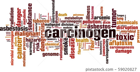 Carcinogen word cloud 59020827