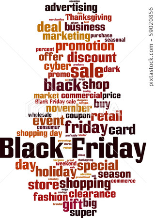 Black friday word cloud 59020856