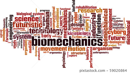 Biomechanics word cloud Biomechanics word cloud 59020864