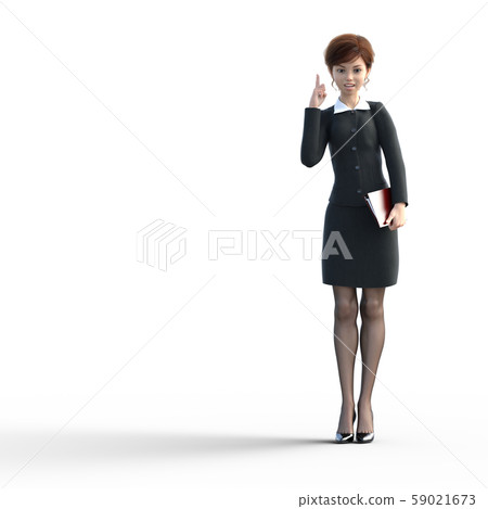統一perming3DCG插圖素材中的女人 統一perming3DCG插圖素材中的女人 59021673