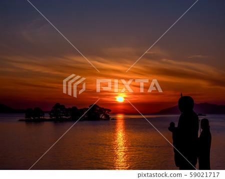 真嗣湖日落 59021717