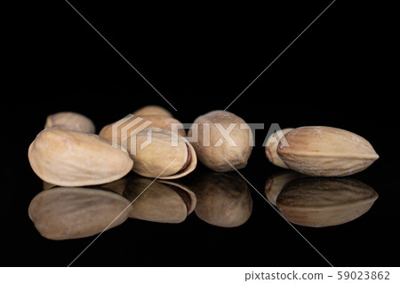 Isolated on black glass 59023862