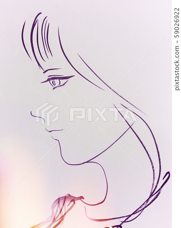 悲傷的畫筆筆插圖鈴木晴美 59026922