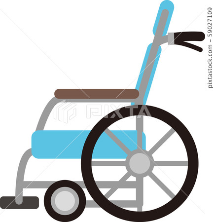 一個簡單的輪椅側視圖的插圖 59027109