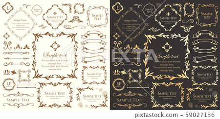 植物圖案框架集 59027136