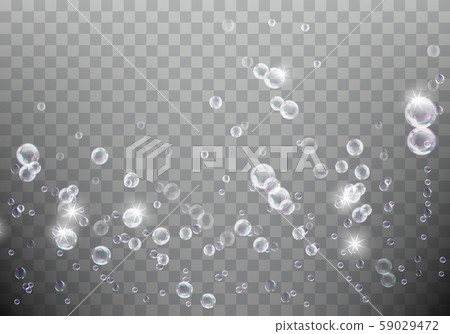 Soap bubble blower, realistic rainbow air bubbles Soap bubble blower, realistic rainbow air bubbles 59029472