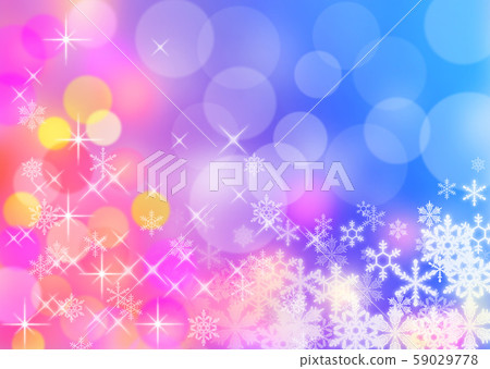 雪花和照明 59029778