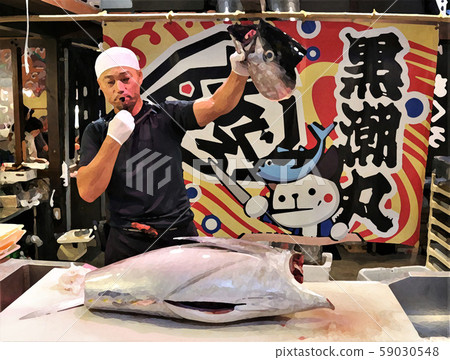 Tuna dismantling show Tuna dismantling show 59030548