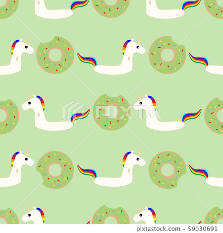 Vector seamless swimming pool floating toy pattern Vector seamless swimming pool floating toy pattern 59030691