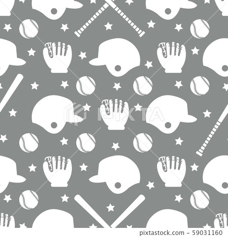 Vector sports seamless pattern Baseball equipment Vector sports seamless pattern Baseball equipment 59031160