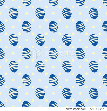 Seamless pattern with Easter eggs Happy Easter. Seamless pattern with Easter eggs Happy Easter. 59031344